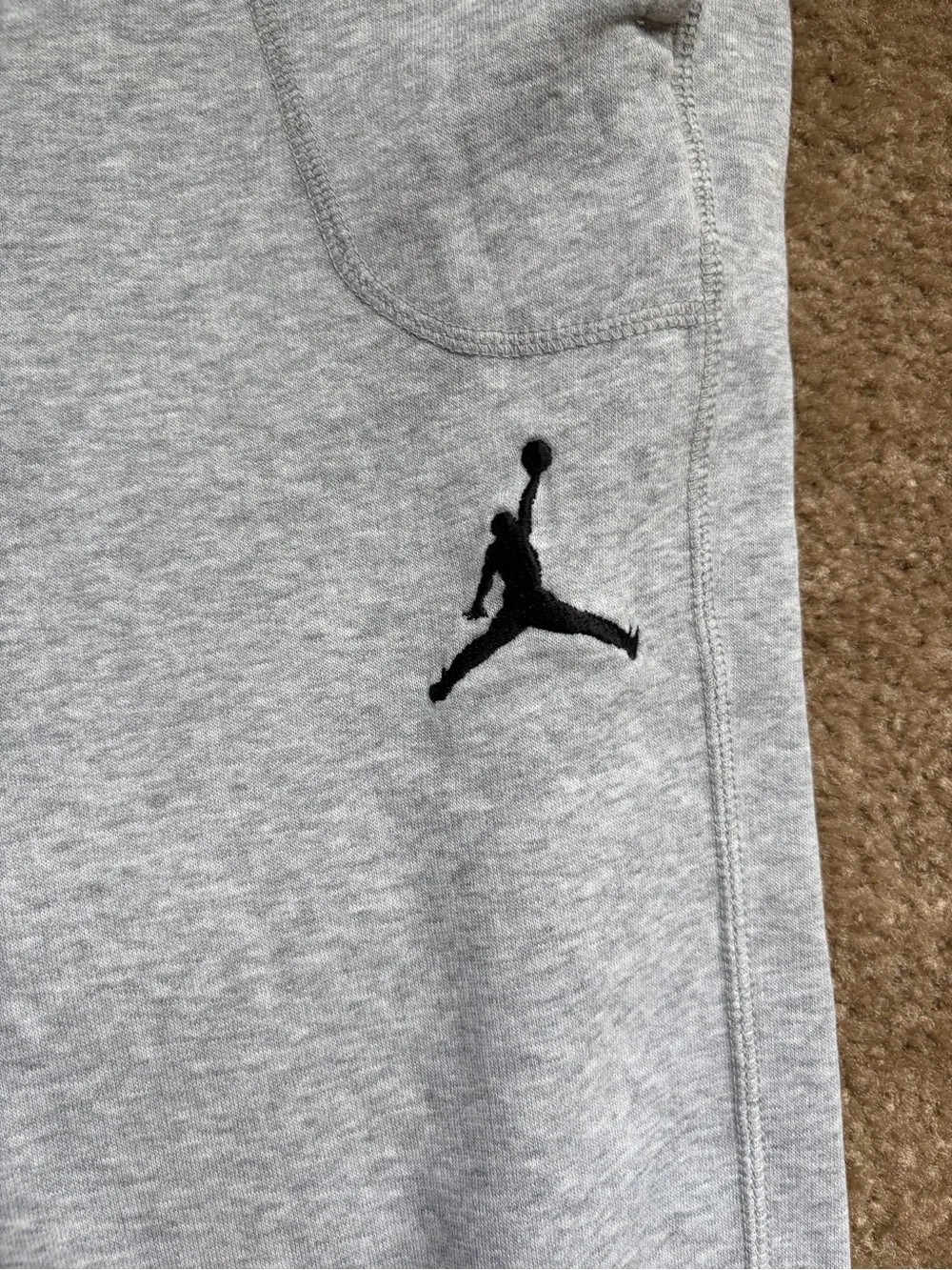 Y2K Jordan Nike Light Gray sweatpants size M